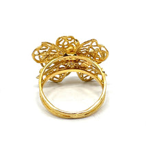 21K Gold Flower Ring