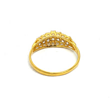22K Gold Zircon Ring
