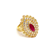22K Gold Ruby Ring