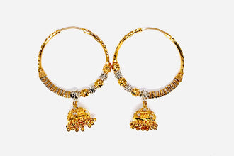 22K Gold Wali Earrings