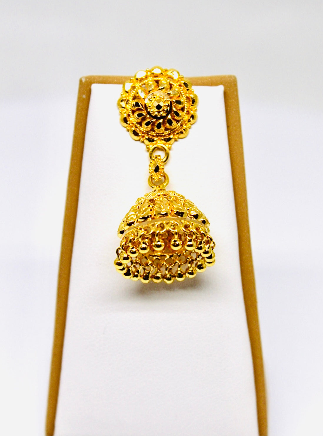 22K Gold Jhumka Earrings