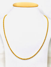 22k Gold Hollow Rope Chain