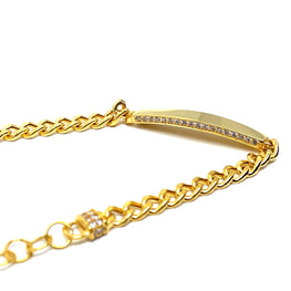 21k Gold Baby Bracelets