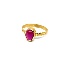 22k Baby Ruby Ring