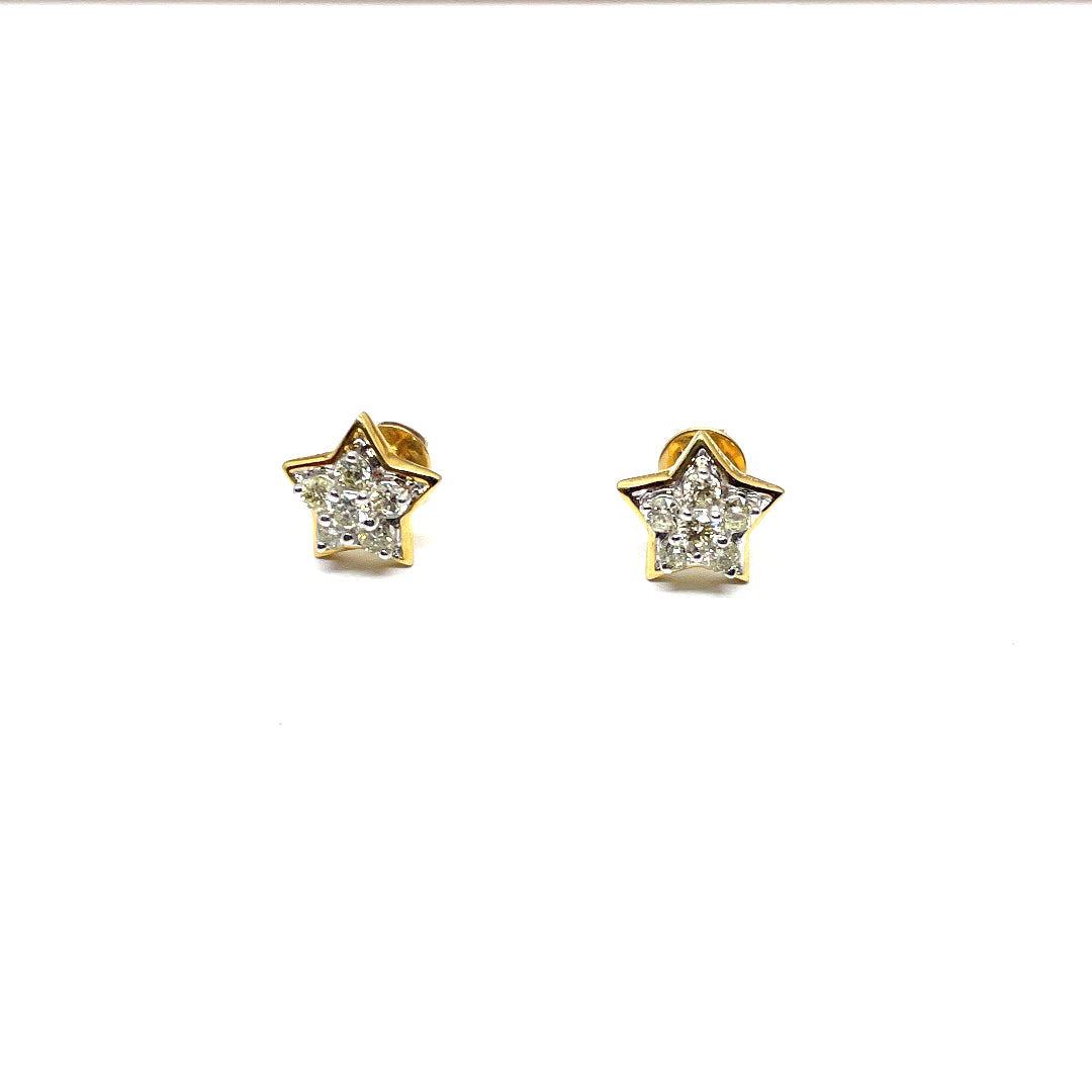 14k Diamond Earrings