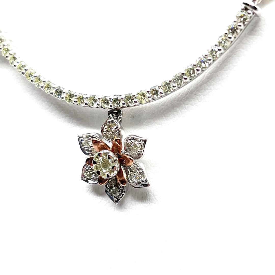 14k Diamond Mangalsutra