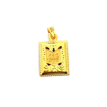 21k Gold Allah Pendant
