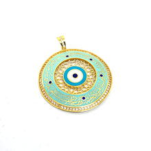 21k Gold Evil Eye Pendent
