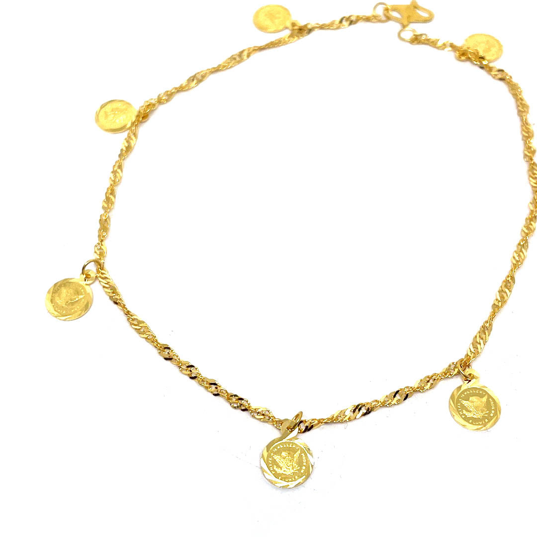 22k Gold Anklet (SINGLE)