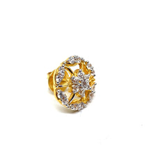 22k Gold Studs/Earrings with Zirconia