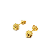 22k Gold Sand Ball Style Studs