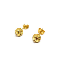 22k Gold Sand Ball Style Studs