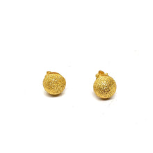 22k Gold Sand Style Earrings/Studs