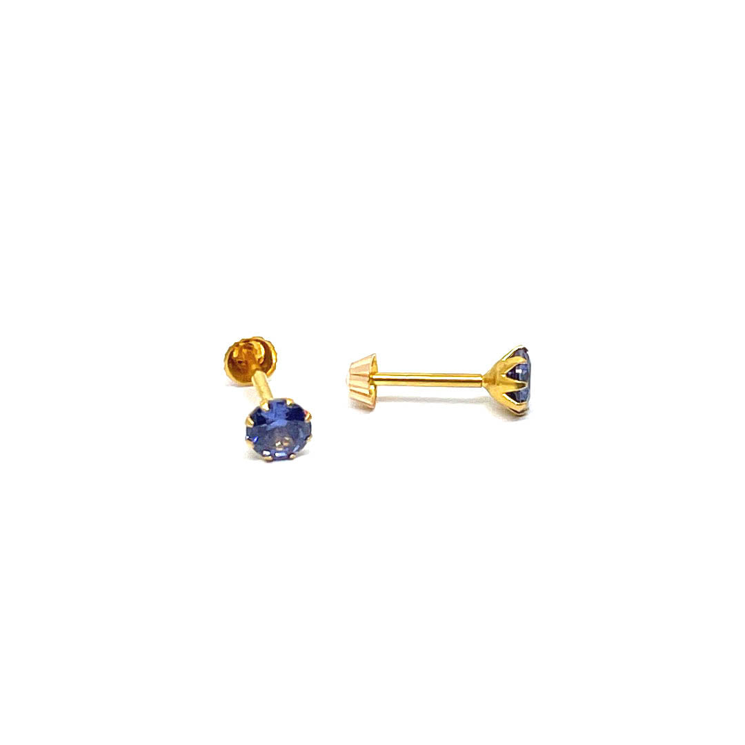 18K Gold 2 in 1 Studs/Earrings