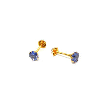 18K Gold 2 in 1 Studs/Earrings