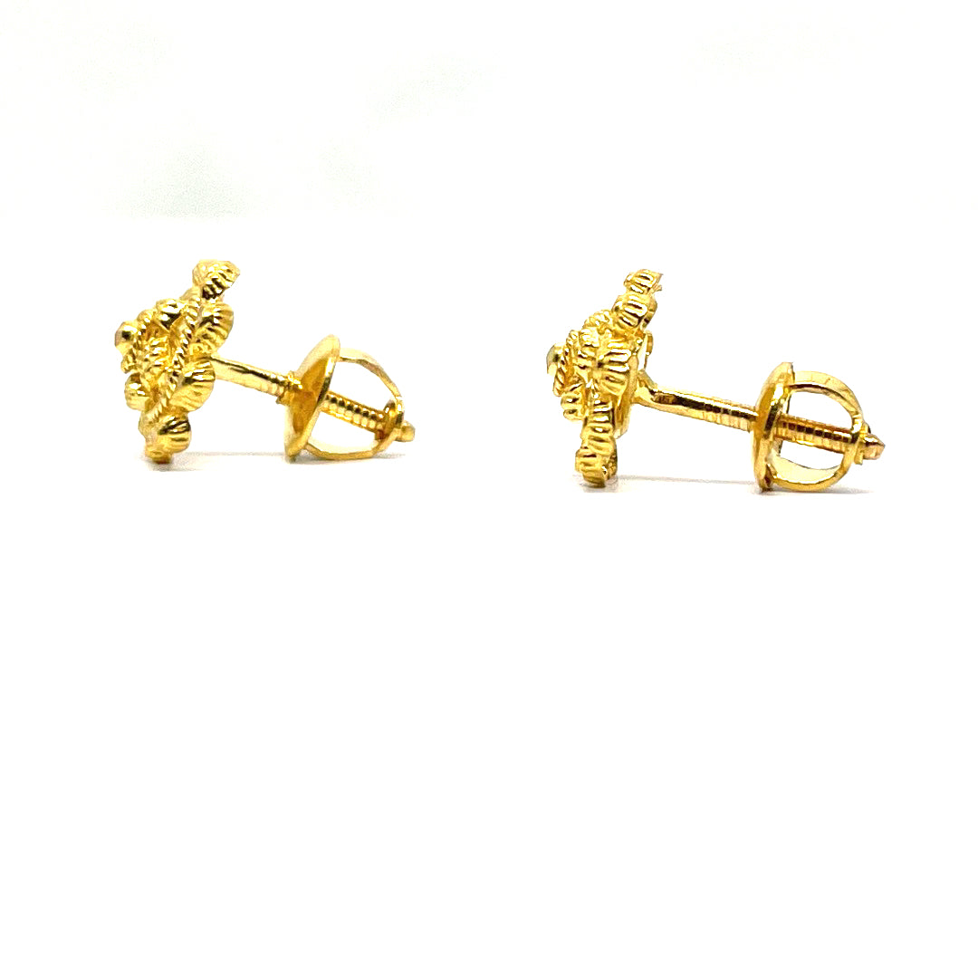 22k Gold Traditional Studs