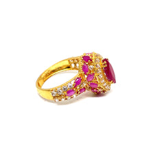 22K Gold Ruby Ring