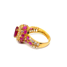 22K Gold Ruby Ring