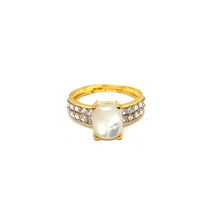 22K Gold Pearl Ring