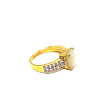 22K Gold Pearl Ring