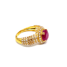 22K Gold Ruby Ring