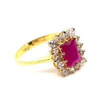 22k Gold Ruby Ring