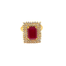 22K Gold Ruby Ring