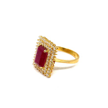 22K Gold Ruby Ring