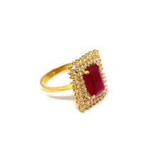 22K Gold Ruby Ring
