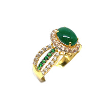 22k Gold Emerald Ring