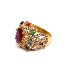 22K Gold Stone Ring