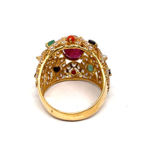 22K Gold Stone Ring