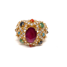 22K Gold Stone Ring