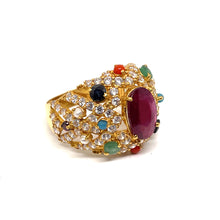 22K Gold Stone Ring