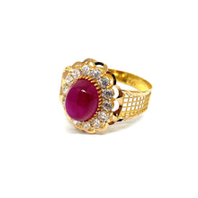 22k Gold Ruby Ring