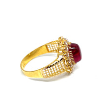 22k Gold Ruby Ring