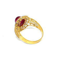 22k Gold Ruby Ring