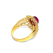 22k Gold Ruby Ring
