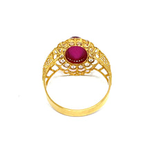 22k Gold Ruby Ring